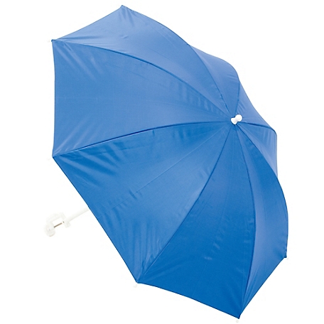 RIO 7 ft. 20 Panel Umbrella with Integrated Sand Anchor