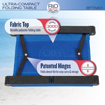 Image showing 6 th RIO Ultra Compact Fabric Folding Table