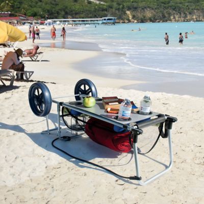 Image showing  Beach Wonder Cart Utility Beach Cart and Instant Table