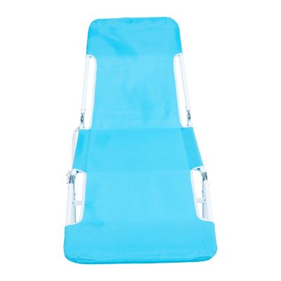 Image showing  Folding Beach Lounger, Blue