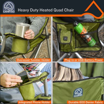 Image showing  Heavy Duty Folding Quad Chair