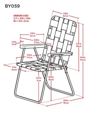 Image showing  Classic Web Folding Chair