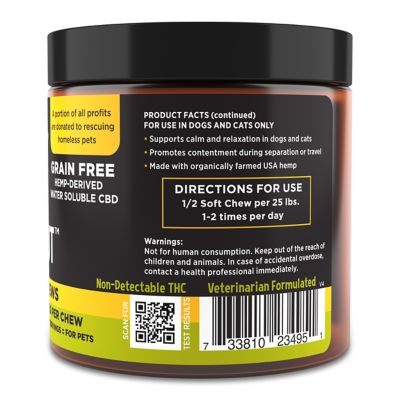 Image showing  Chill+Out CBD Chewable Calming Supplement for Dogs, 30 ct.