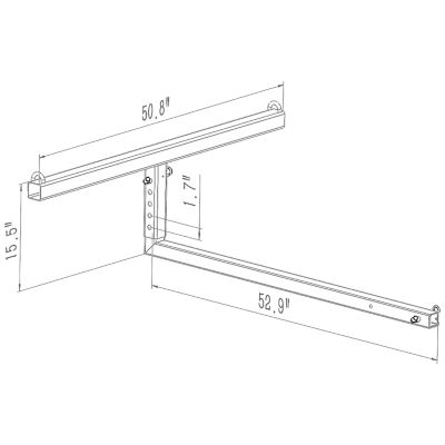Image showing  4 ft. Truck Bed Extender, 350 lb. Capacity