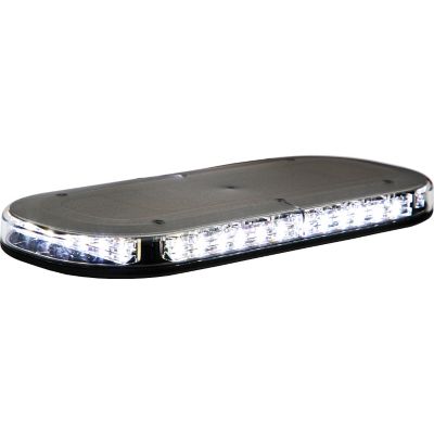 Image showing 8 th Buyers Products 15.75 in. Class 1 Low Profile Amber/Clear LED Mini Light Bar with 26 Flash Patterns