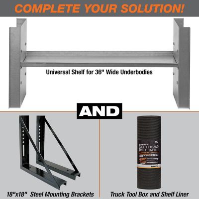 Image showing 7 th Buyers Products Universal Shelf Kit for 18 x 18 x 36in. Underbody Truck Tool Boxes