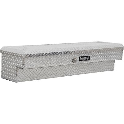 Buyers Products Diamond Tread Aluminum Lo-Sider Truck Box, 13X16X56 in.