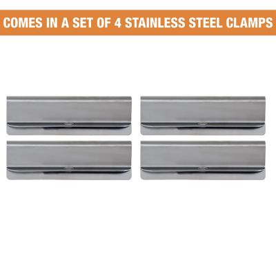 Image showing  Mud Flap Clamps, 4-Pack