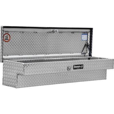 Image showing  13 in. x 16 in. x 47 in. Diamond Tread Aluminum Lo-Sider Truck Box