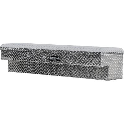 Image showing  13 in. x 16 in. x 47 in. Diamond Tread Aluminum Lo-Sider Truck Box