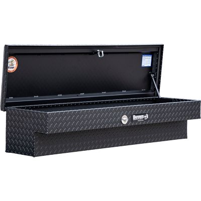 Image showing  13 in. x 16 in. x 36 Textured Matte Black Diamond Tread Aluminum Lo-Sider Truck Tool Box