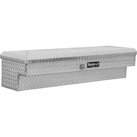 Buyers Products Diamond Tread Aluminum Lo-Sider Truck Box 13 x 16 x 70 in. Side Mount Truck Tool Boxes