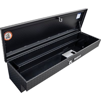 Image showing  13 in. x 16 in. x 70 in. Textured Matte Black Diamond Tread Aluminum Lo-Sider Truck Tool Box