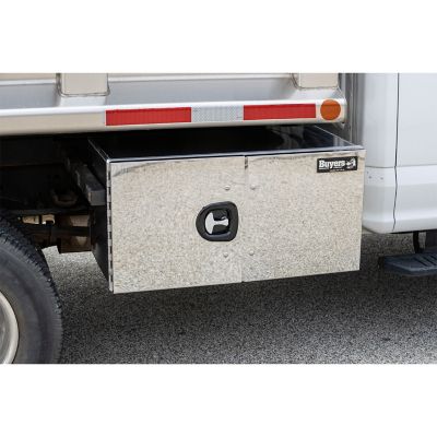 Image showing  18 x 18 x 36 in. Pro Series Smooth Aluminum Barn Door Underbody Truck Tool with Stainless Steel Doors