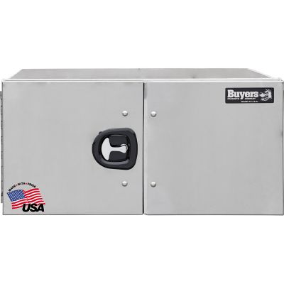 Buyers Products 24 x 24 x 48 in. Pro Series Smooth Aluminum Barn Door Underbody Truck Box with Stainless Steel Doors