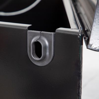 Image showing 8 th Buyers Products 14.5 in./31 in. Wide Gloss Black Steel Dump Trailer Pump Box for A-Frame Trailers