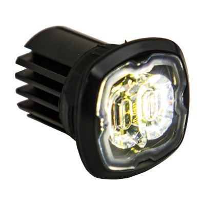 Image showing  1.5 in. Flush Surface Mount Amber/Clear LED Strobe Light with 17 Flash Patterns