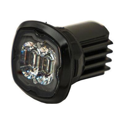 Image showing  1.5 in. Flush Surface Mount Amber/Clear LED Strobe Light with 17 Flash Patterns