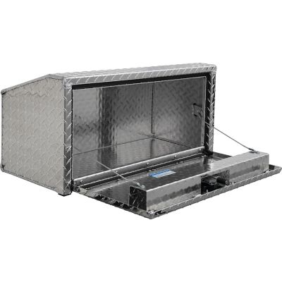 Image showing  Diamond Tread Aluminum Underbody Truck Box With Slanted