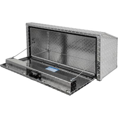 Image showing  Diamond Tread Aluminum Underbody Truck Box With Slanted