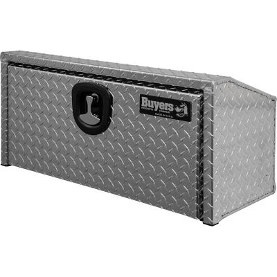 Image showing  Diamond Tread Aluminum Underbody Truck Box With Slanted