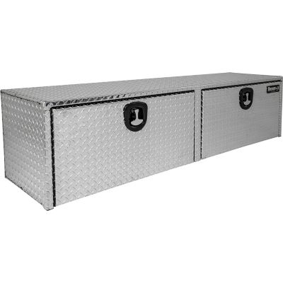 Buyers Products Diamond Tread Aluminum Underbody Truck Box, 18x18x72 in.