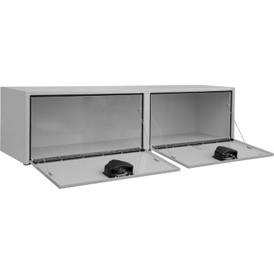 Image showing  72 in. x 18 in. x 18 in. White Steel Underbody Truck Tool Box