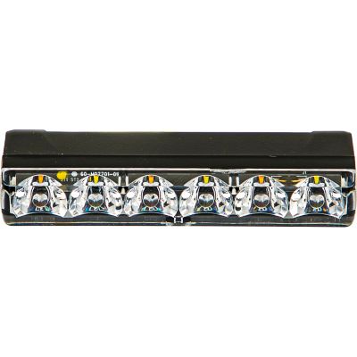 Image showing  3.5 in. Narrow Profile Amber/Clear LED Strobe Light with 28 Flash Patterns