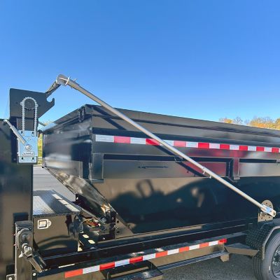 Image showing  Steel Crank Arm Tarp System - 3 Springs Without Wind Deflector