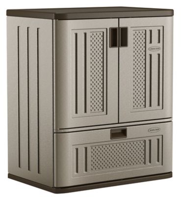 Suncast Single Drawer Base Resin Storage Cabinet