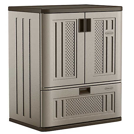 Suncast Single Drawer Base Resin Storage Cabinet