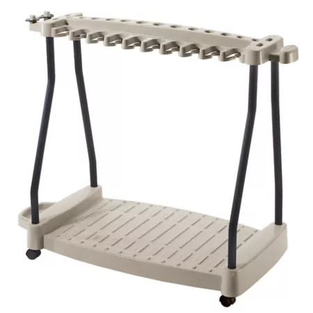 Suncast Tool Rack with Wheels Tool Carts