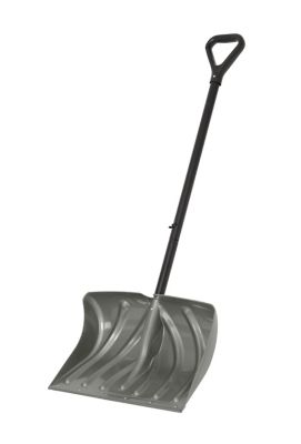 Suncast 20 in. Steel Snow Shovel and Pusher Combo