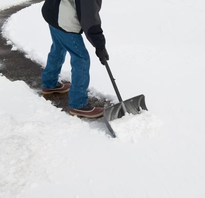 Image showing  20 in. Steel Snow Shovel and Pusher Combo