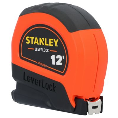 Image showing  12 ft. x 1/2 in. Leverlock Hi-Vis Tape Measure