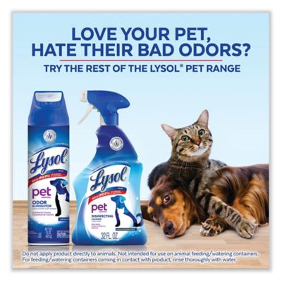 Image showing 7 th Lysol Disinfectant Spray II Pet Odor Eliminator, Fresh, Aerosol Spray, 12/Carton