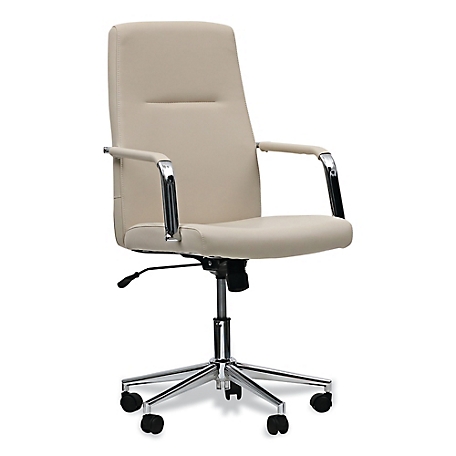 Workspace by Alera Leather Task Chair, Supports up to 275 lb.