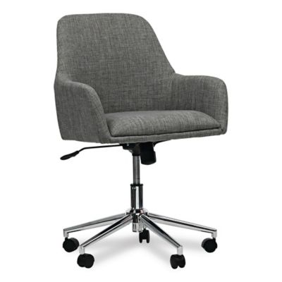 Workspace by Alera Mid-Century Task Chair, Supports up to 275 lb.