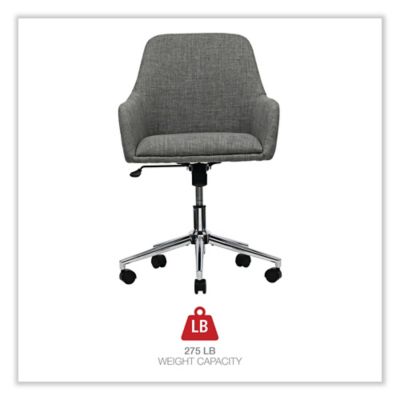 Image showing 2 th Workspace by Alera Mid-Century Task Chair, Supports up to 275 lb.