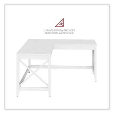 Image showing  L-Shaped Farmhouse Desk