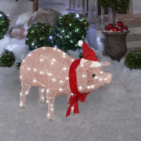 Glitter Pig GemmyLighted Christmas Inflatables