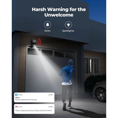 Image showing  4K Dual-Lens PTZ PoE Security Camera