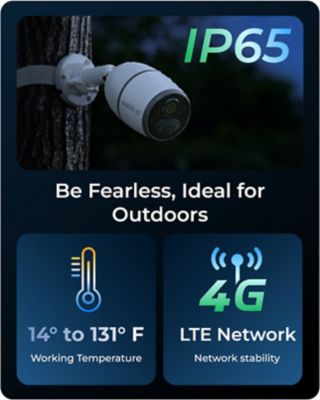 Reolink 4K 4G LTE PT Security Camera Kit Outdoor