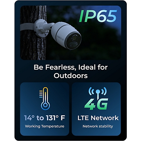 Reolink 4K 4G LTE PT Security Camera Kit Outdoor