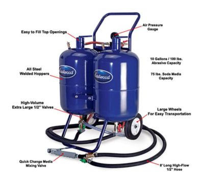 Image showing  Master Blaster Dual Abrasive and Soda Blaster