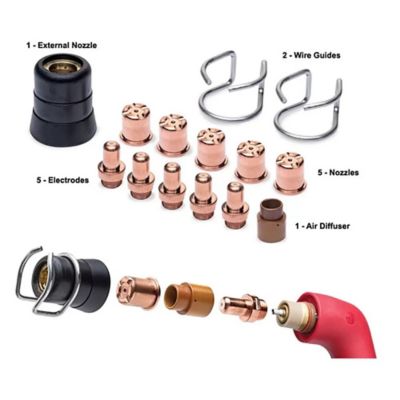 Image showing  Versa Cut 60 Plasma Cutter Consumables Kit