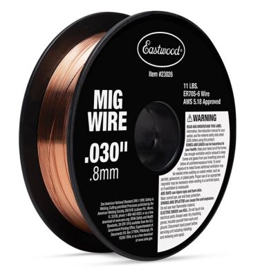 Eastwood Solid MIG Welding Wire 0.030 in. - 11lb - 8 in. Spool