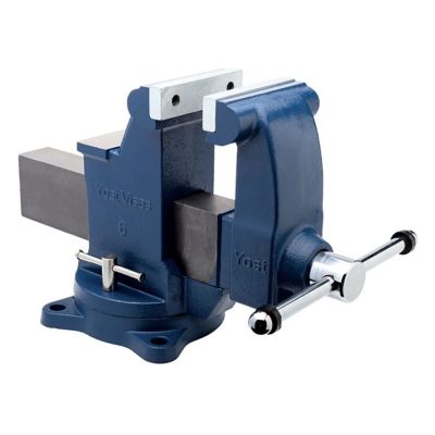 Yost Vises 6 in. 206 Iron Heavy-Duty Machinist Vise with Swivel Base