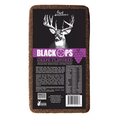 Ani-Logics Outdoors Black Ops Protein Deer Attractant 5-Pound Brick Game Attractants