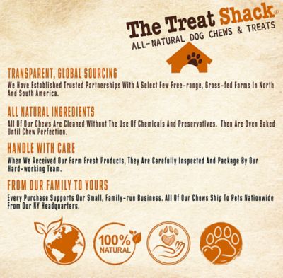 Image showing 8 th The Treat Shack 12 in. Premium Braided Bully Sticks Dog Treats, 3 ct.